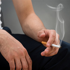 Smoking cigarettes can increase your risk of sleep apnea